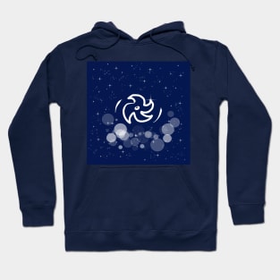 Spinner, toy, antistress, propeller, technology, light, universe, cosmos, galaxy, shine, concept Hoodie